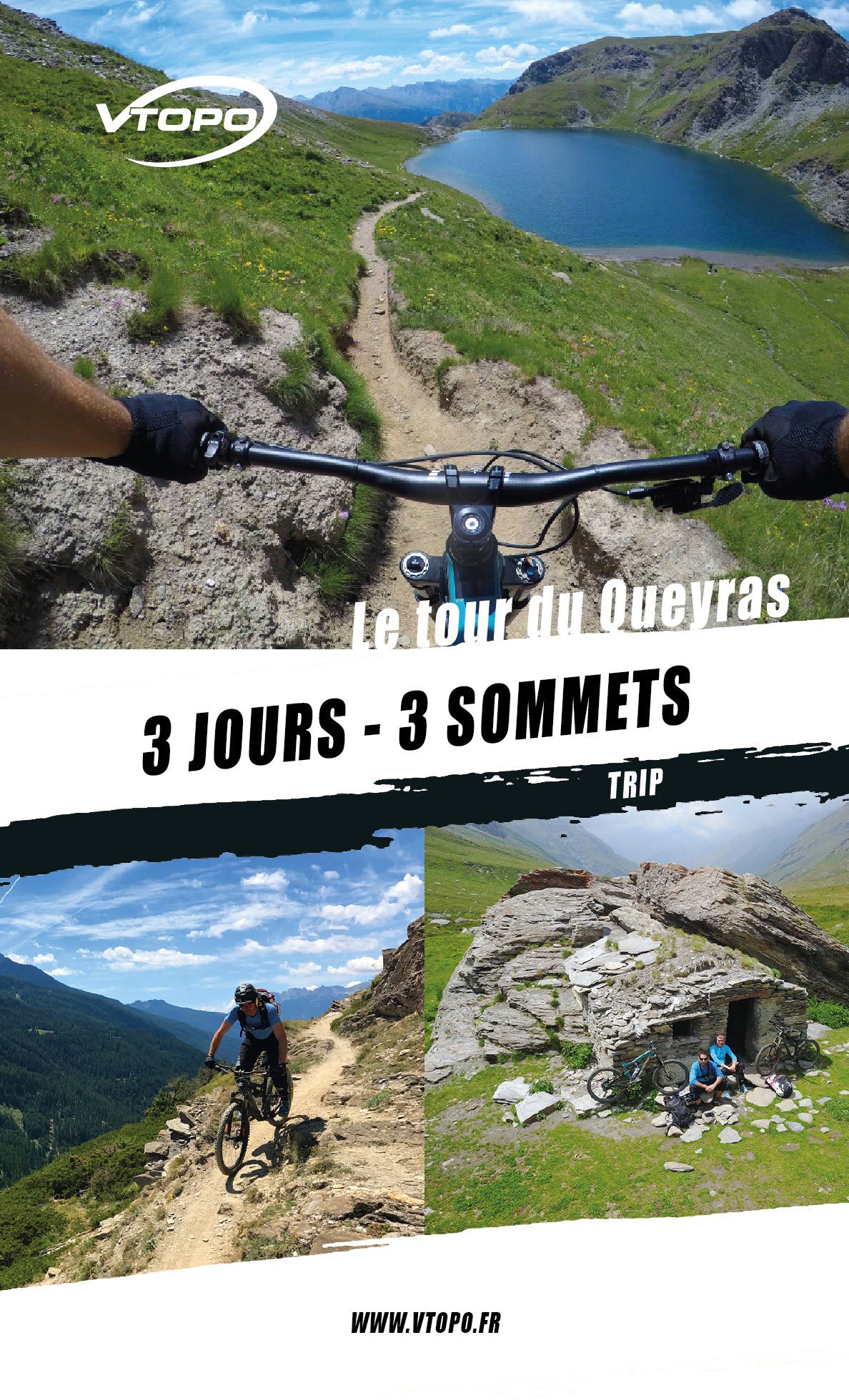VTOPO VTT Trip Tour du Queyras - Livre numérique