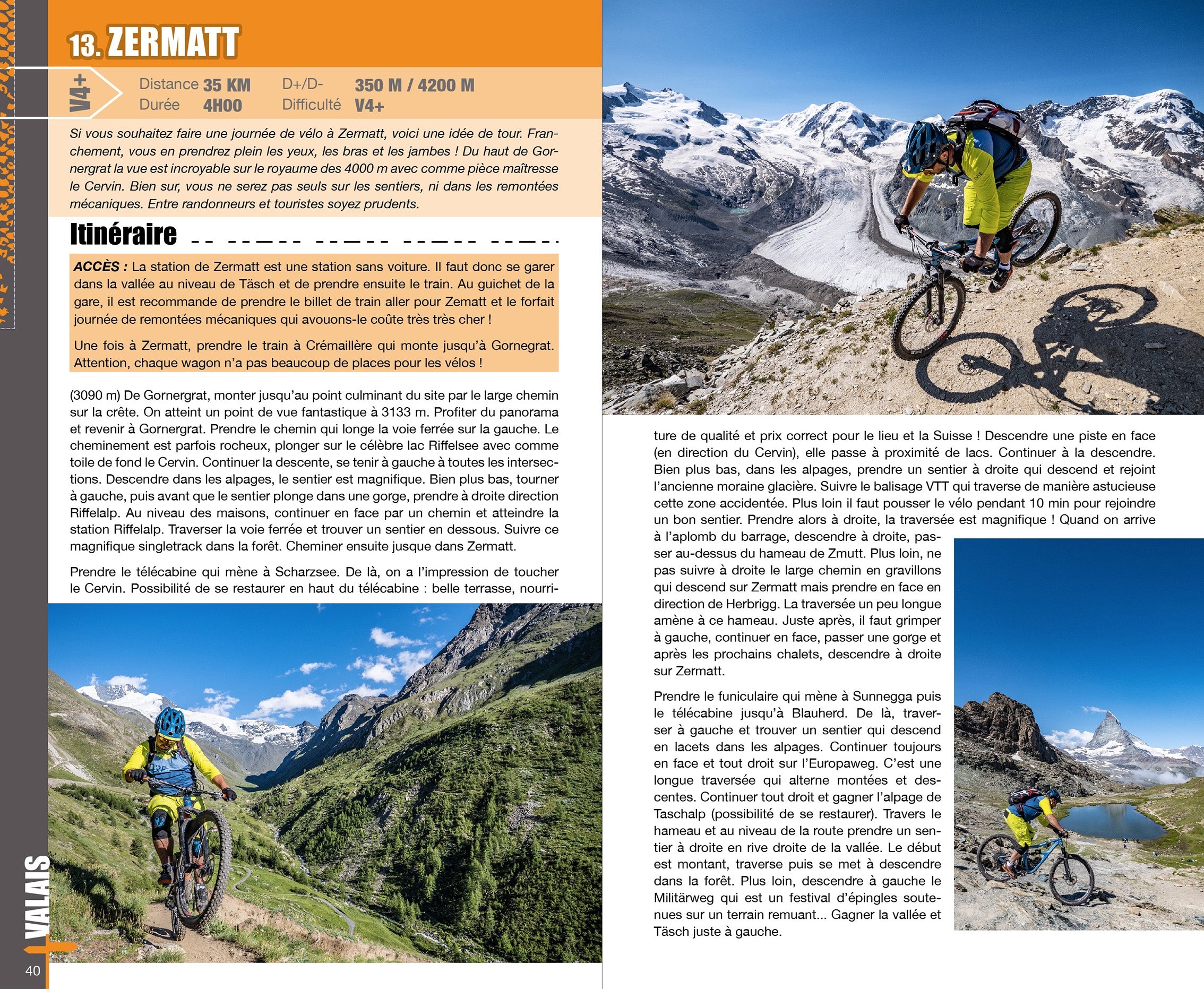 VTOPO MTB Trip Switzerland Valais - Digital Book
